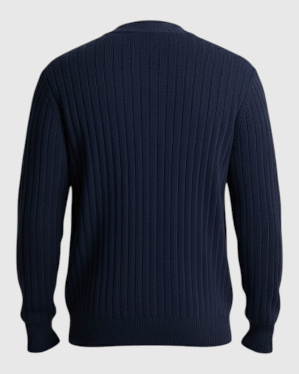 Cárdigan de Punto con Cuello en V para Hombre