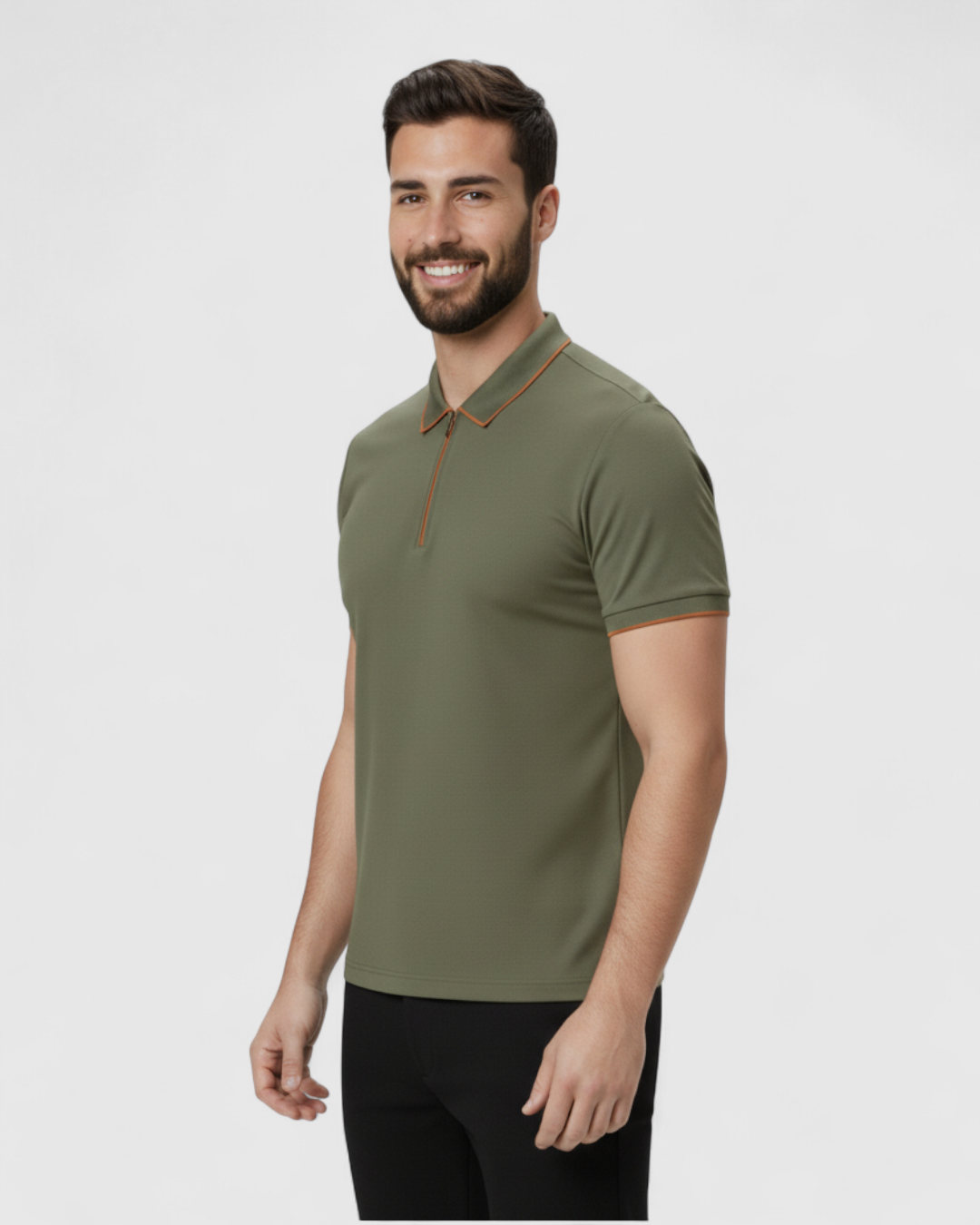 Polo con Cremallera  para Hombre