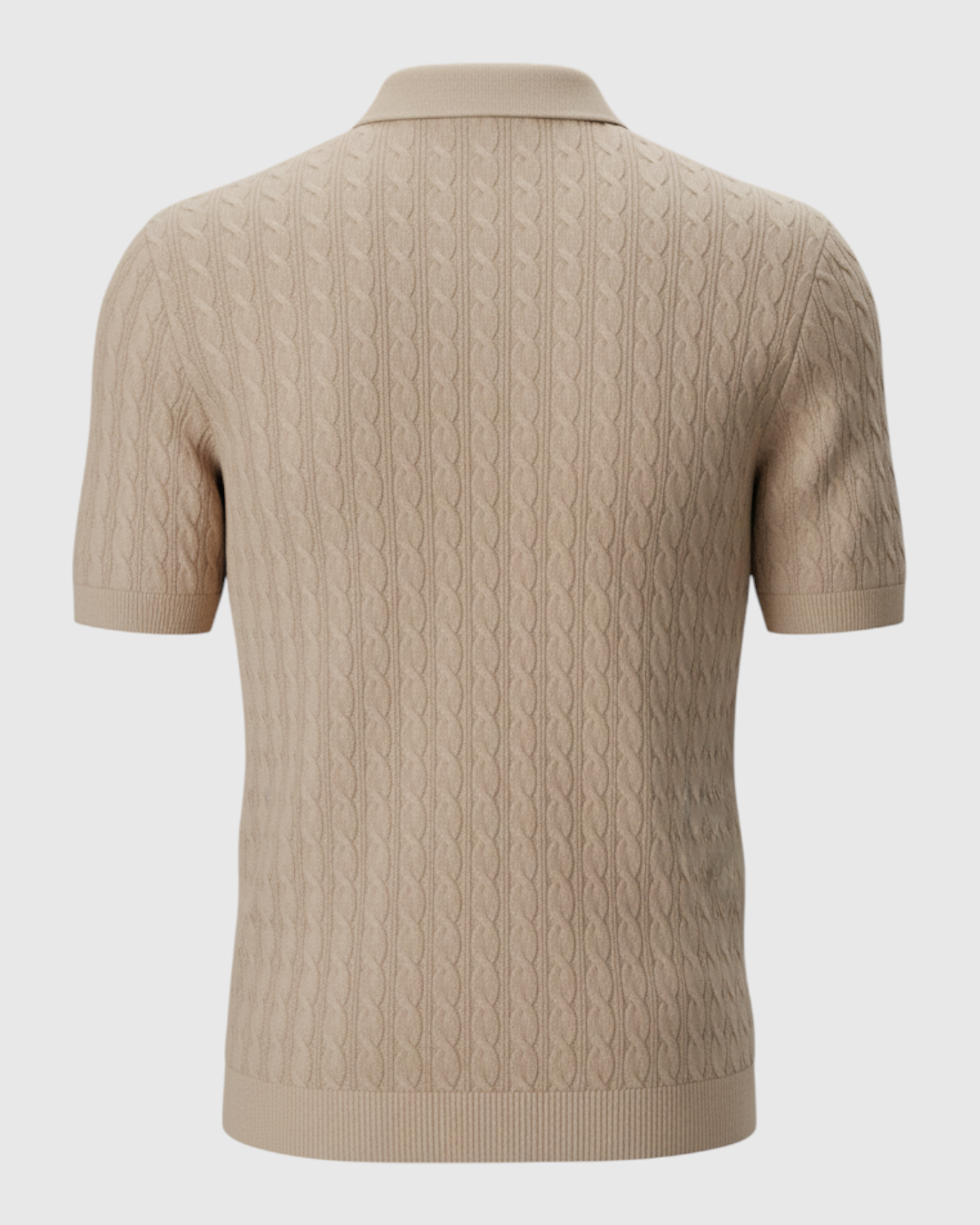 Polo de Punto de Manga Corta para Hombre