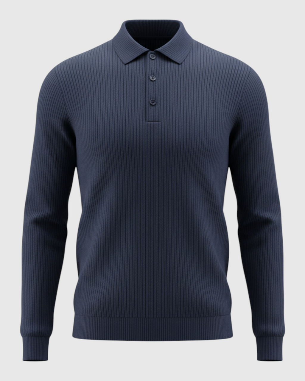 Jersey Polo de Manga Larga para Hombre