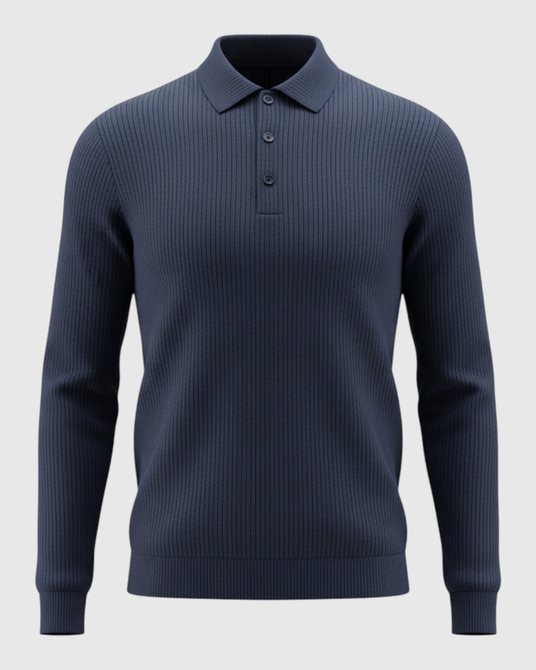 Jersey Polo de Manga Larga para Hombre