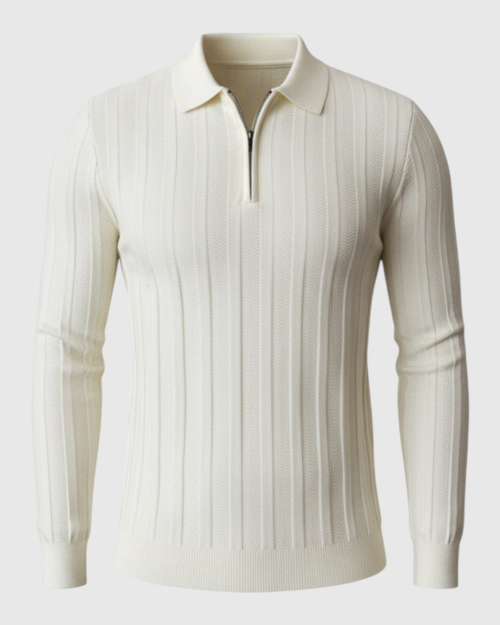 Jersey Polo de Hombre con Cremallera