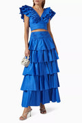 Ruffle V-Neck Tiered Set for a Flowy, Feminine Look