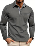 Men's Premium Long-Sleeve Polo Shirt