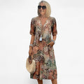 Women's Floral Print Dress - Elegant, Feminine Style