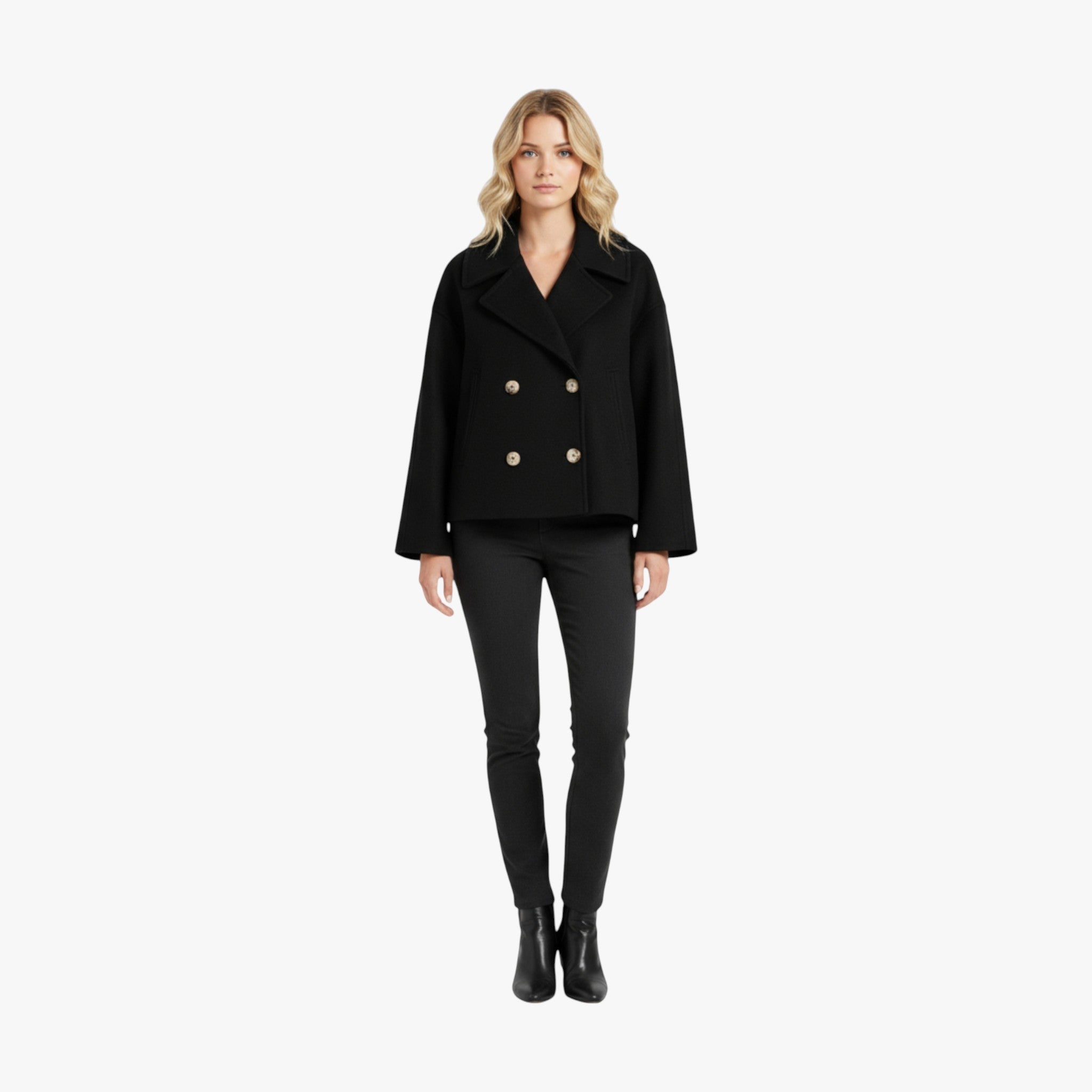 Chic Short Jacket – Effortless Style, Cozy Warmth