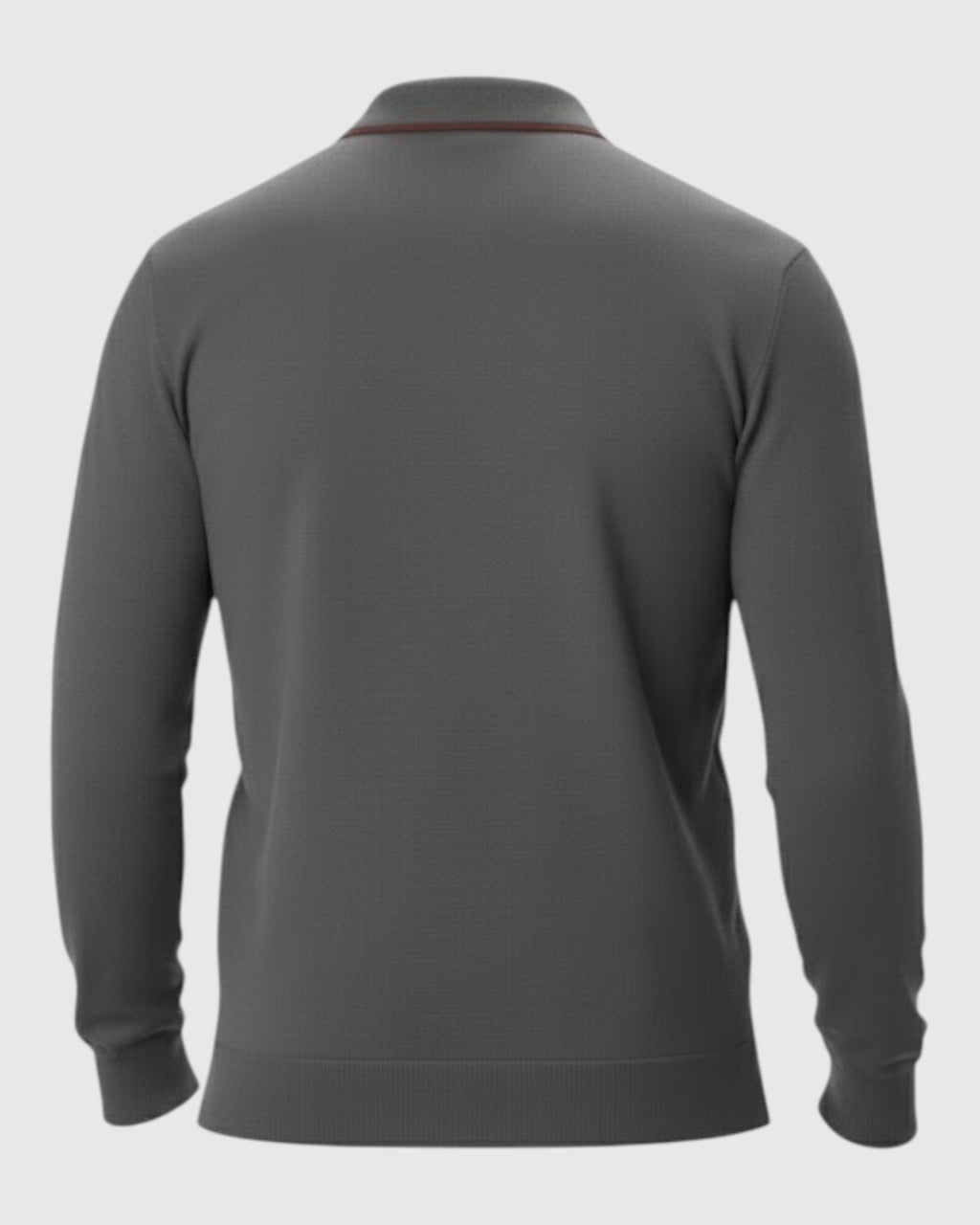 Suéter Polo de Manga Larga para Hombre