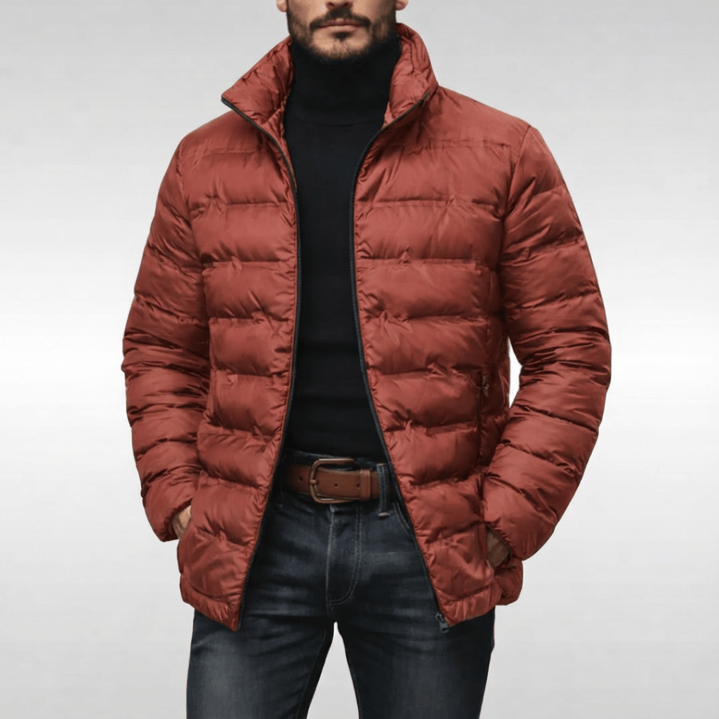 Stylish padded jacket with warm insulation