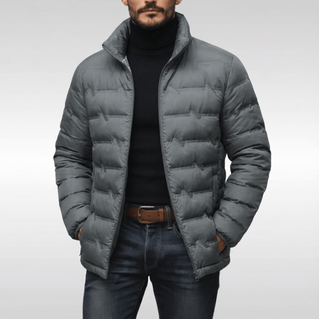 Stylish padded jacket with warm insulation