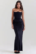 Women's Joanna Women’s Strapless Maxi Dress for Wedding Guests –