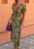 Women's Elegant Long Printed Maxi Dress