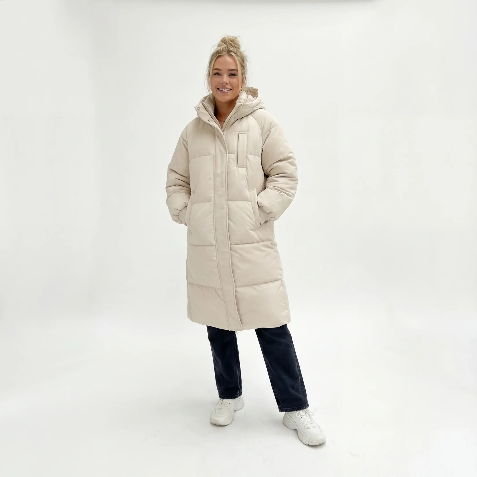 Timeless Classic Hooded Long Puffer Jacket