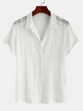 Men's Textured Cuban Shirt