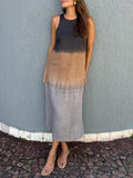 Women's Elegant Dress with a Timeless Natural Print