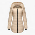 Women's Long Hooded Parka for Maximum Winter Warmth and Comfort