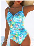 Women's Florence Ocean-Print Swimsuit – Flattering Fit with