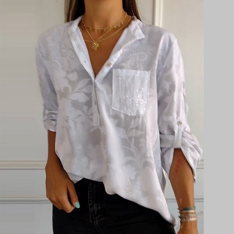 Flora Touch Shirt - Soft Floral Comfort