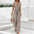 Eliana | Sleeveless Round Neck Jumpsuit