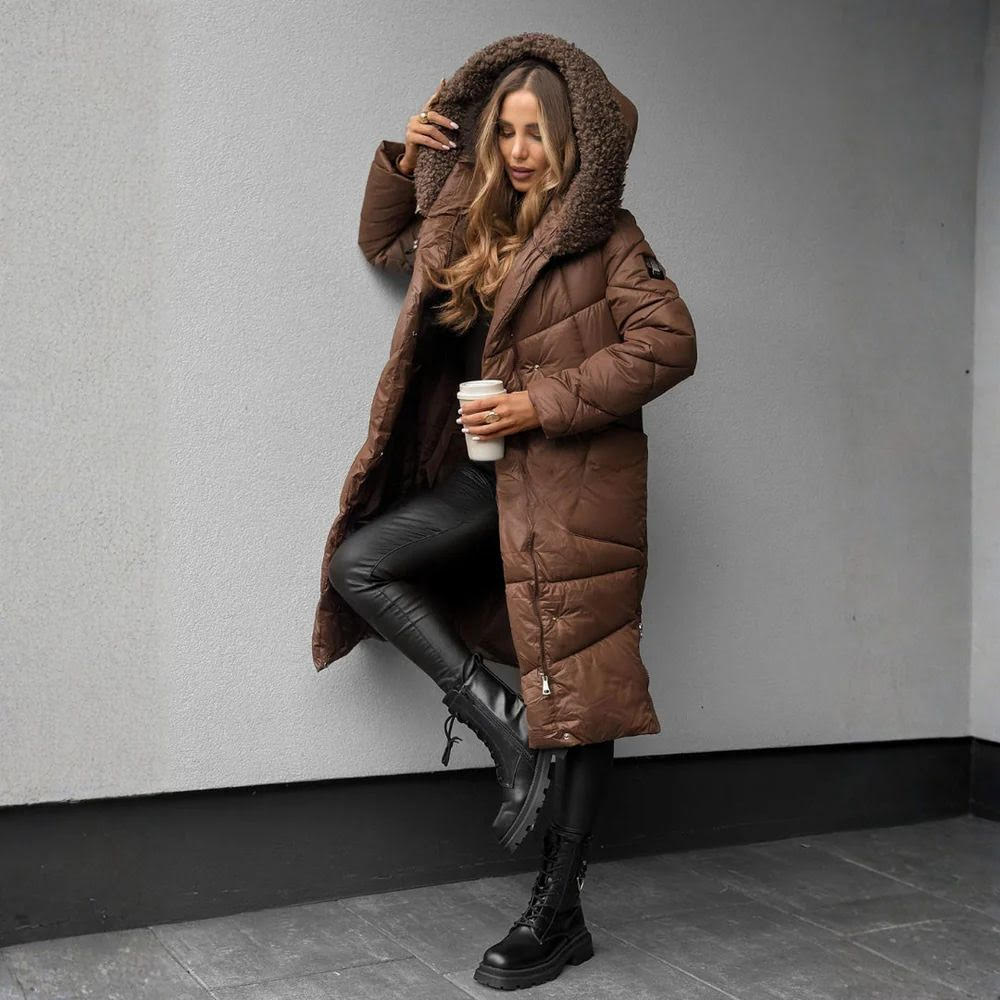 Luxe Long Puffer Coat – Ultimate Warmth and Sleek Winter Style