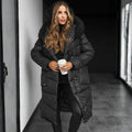 Women's Luxe Long Puffer Coat – Ultimate Warmth and Sleek Winter Style